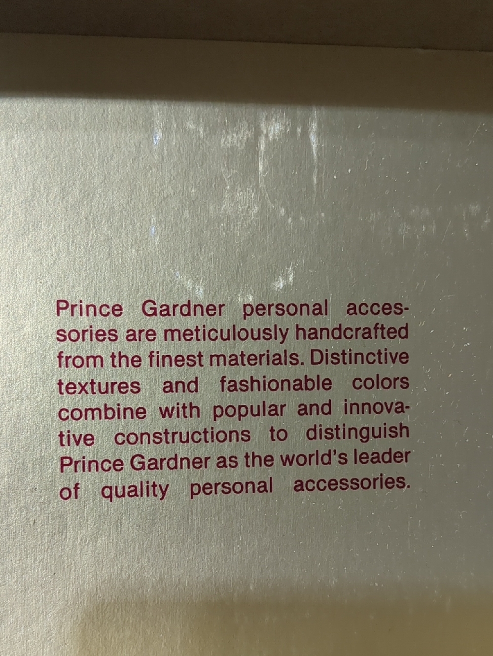 Princess Gardner skinpig leather vintage wallet Credit card Secretary NWT - Picture 3 of 13